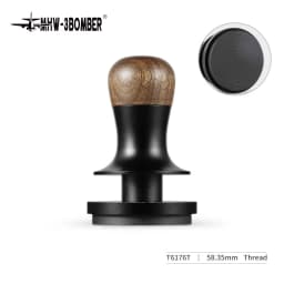 MHW-3BOMBER Flash Pressure Tamper 2.0 Titanium Plated black 58.35 mm